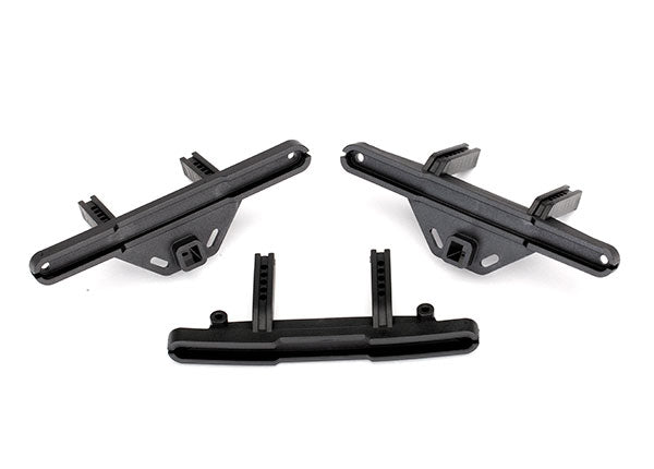 Traxxas 8067x Front & Rear Bumper Mounts with Rear Offset for TRX-4