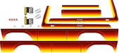 Traxxas 8078 TRX-4 1979 Ford Bronco Sunset Decal Sheet