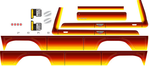 Traxxas 8078 TRX-4 1979 Ford Bronco Sunset Decal Sheet