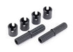 Traxxas 8139 Center Half Shafts (2) & Drive Cups (4) TRX-4