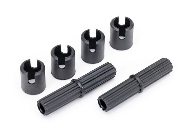 Traxxas 8139 Center Half Shafts (2) & Drive Cups (4) TRX-4
