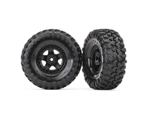 Traxxas 8179 1.9" Black TRX-4 Sport Wheels with Canyon Trail Tires