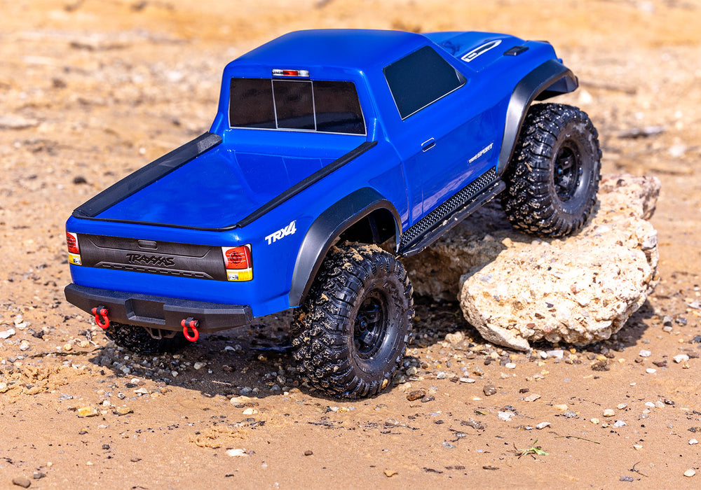 Traxxas 82224-4 TRX-4 Sport 4WD Crawler Truck Blue Clipless Body