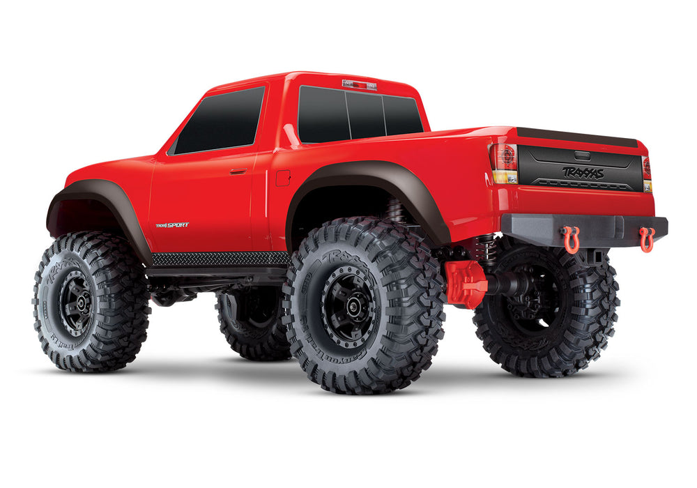 Traxxas 82224-4 TRX-4 Sport 4WD Crawler Truck Red Clipless Body
