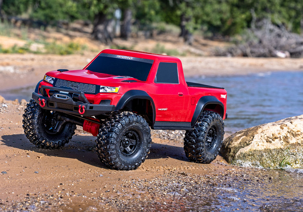 Traxxas 82224-4 TRX-4 Sport 4WD Crawler Truck Red Clipless Body