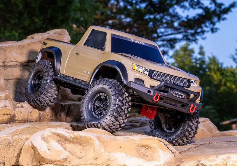 Traxxas 82224-4 TRX-4 Sport 4WD Crawler Truck Tan Clipless Body