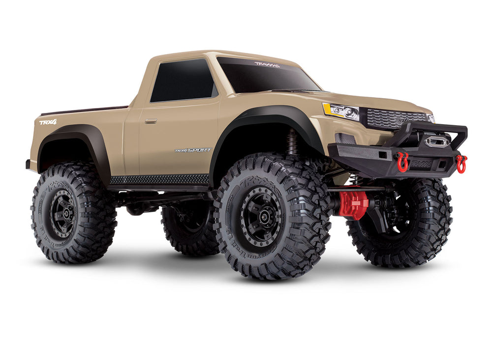 Traxxas 82224-4 TRX-4 Sport 4WD Crawler Truck Tan Clipless Body