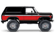 Traxxas 82246-4 Red 1979 Ford Bronco with Clipless Body
