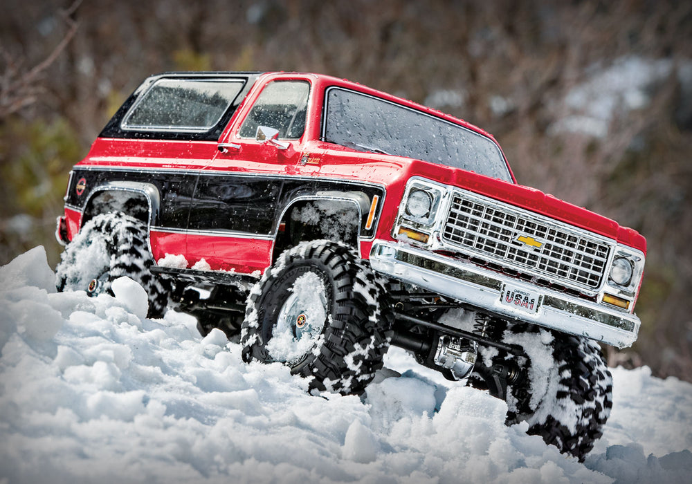 Traxxas 82276-4 Clipless TRX-4 RTR 1979 K5 Blazer Red Trail Crawler