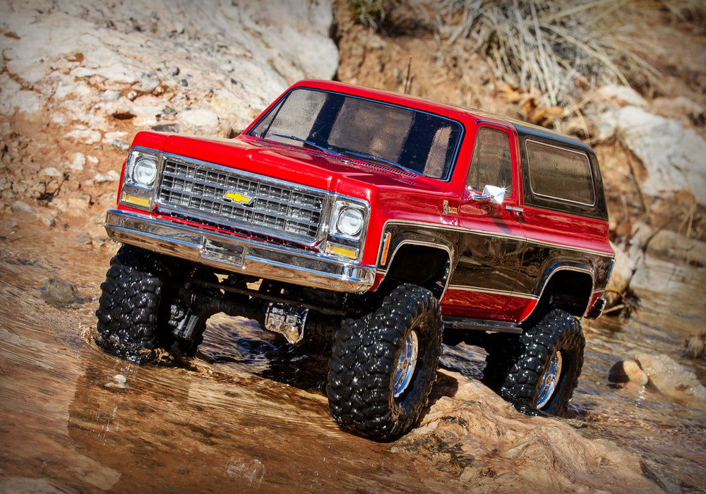 Traxxas 82276-4 Clipless TRX-4 RTR 1979 K5 Blazer Red Trail Crawler