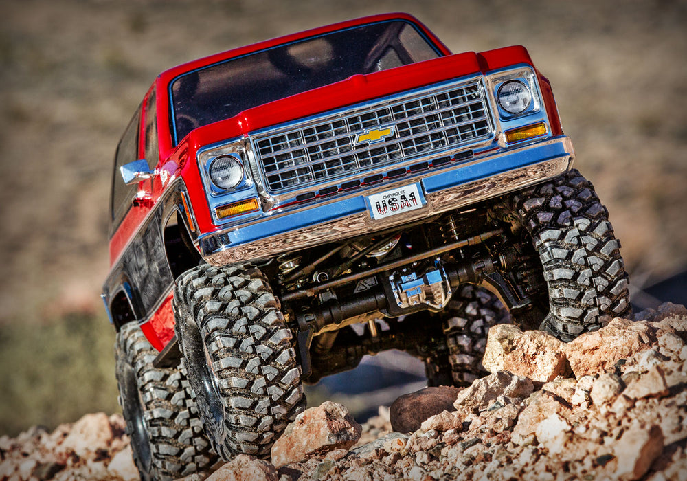 Traxxas 82276-4 Clipless TRX-4 RTR 1979 K5 Blazer Red Trail Crawler