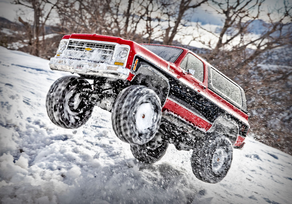 Traxxas 82276-4 Clipless TRX-4 RTR 1979 K5 Blazer Red Trail Crawler