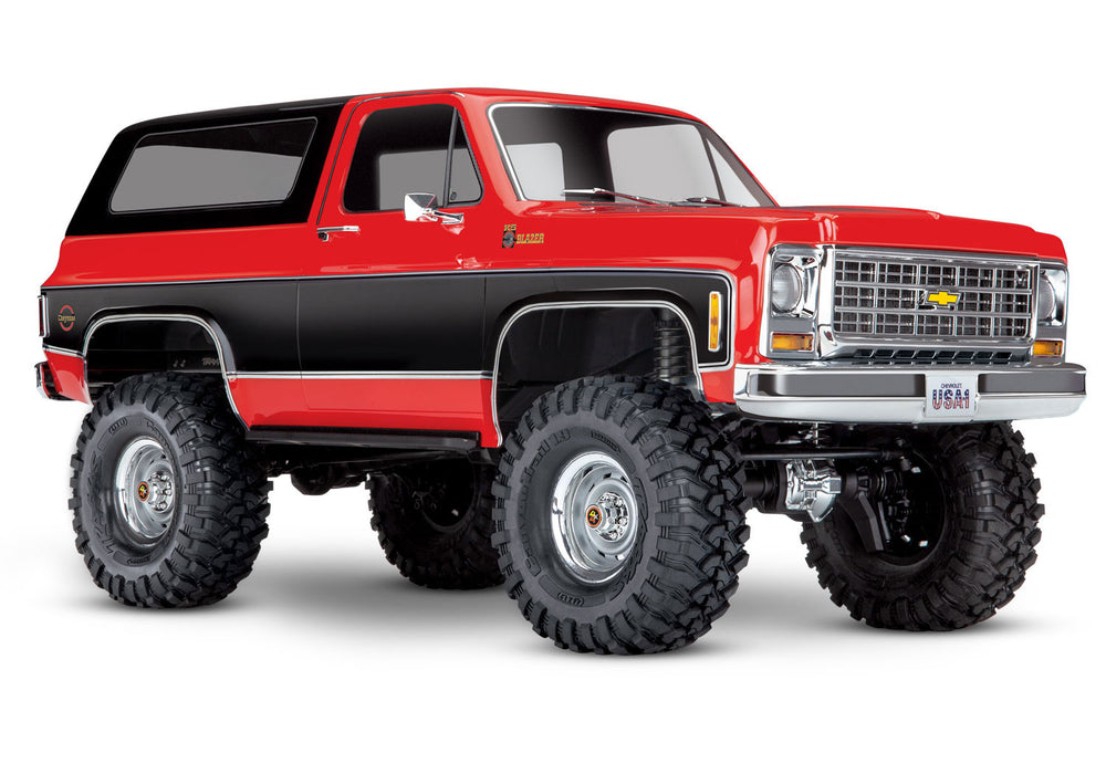 Traxxas 82276-4 Clipless TRX-4 RTR 1979 K5 Blazer Red Trail Crawler