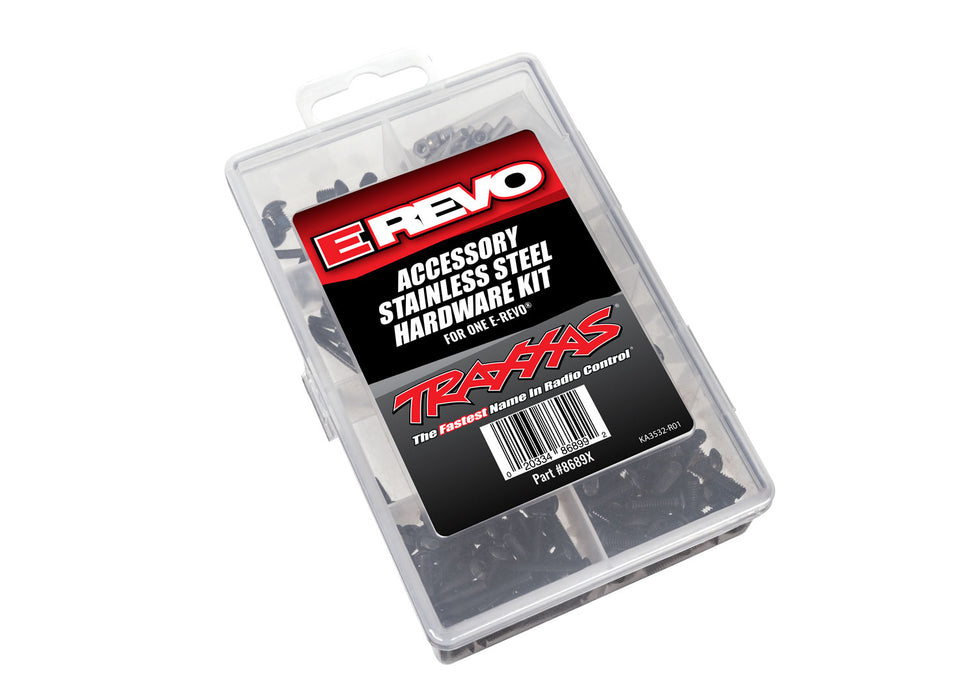 Traxxas 8689X Complete Stainless Steel Hardware Kit fits E-Revo® 2.0 VXL