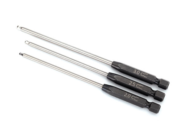 Traxxas 8716X 3 Piece Speed Bit 2.0mm 2.5mm and 3.0mm Ball End Hex Drivers