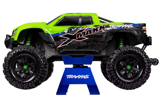 Traxxas 8797 Blue Aluminum X-Truck Stand for X-Maxx and XRT