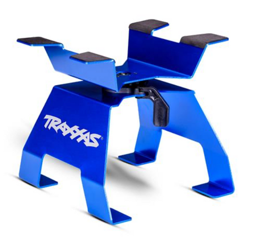 Traxxas 8797 Blue Aluminum X-Truck Stand for X-Maxx and XRT
