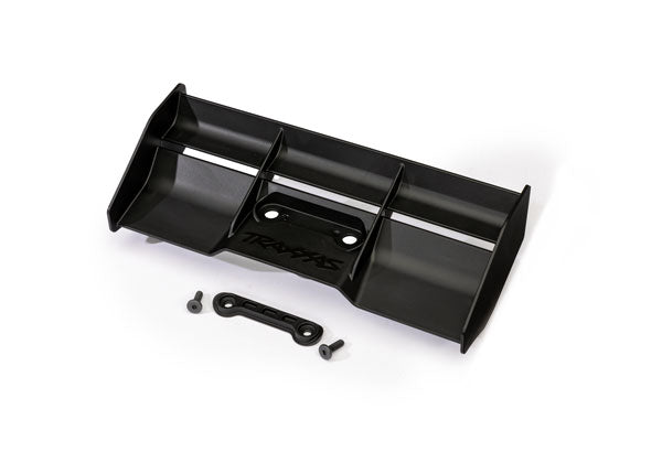 Traxxas 9019-BLK Black Race Wing with 4x12mm Wing Washers
