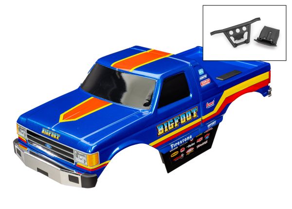 Traxxas 9020-BLUE Bigfoot No. 8 4x4 Blue Body for Bigfoot 4X4 BL-2s
