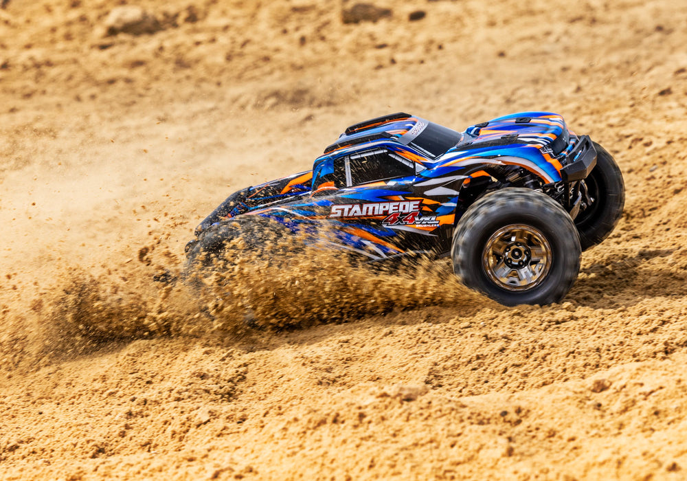 Traxxas 90376-4 Stampede 4X4 VXL Orange