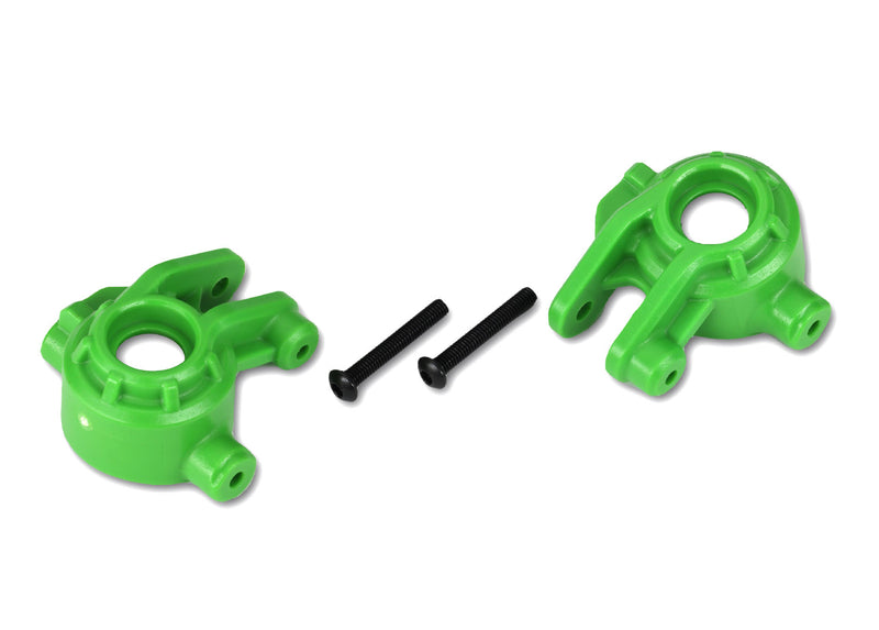 Traxxas 9037G Green Extreme Heavy Duty Front Steering Blocks for 9080 Upgrade Kit