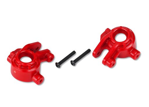 Traxxas 9037R Red Extreme Heavy Duty Front Steering Blocks for 9080 Upgrade Kit