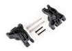 Traxxas 9050 Black Extreme Heavy Duty Rear Stub Axle Carriers for 9080 Upgrade Kit