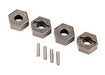 Traxxas 9069 12mm Steel Hubs for Traxxas 4x4 Equipped with TRA9080
