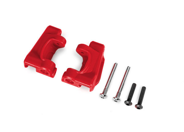 Traxxas 9135-RED Extreme Heavy Duty Red Caster Blocks Left and Right