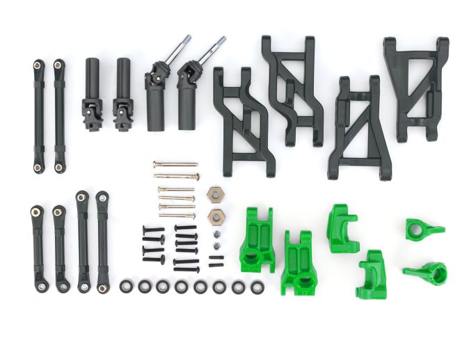 Traxxas 9182 Green Extreme Heavy Duty Upgrade Kit for Drag Slash or Bandit