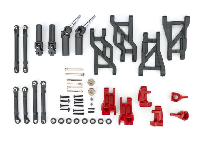 Traxxas 9182 Red Extreme Heavy Duty Upgrade Kit for Drag Slash or Bandit
