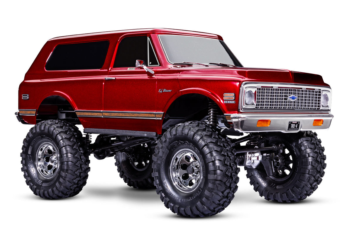 Traxxas 92086-4 TRX-4 Red RTR High Trail 1972 Chevy Blazer Trail Crawl ...