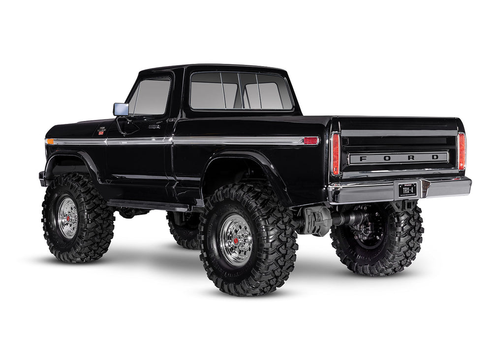 Traxxas 92144-4 TRX-4 F-150 4WD Crawler Truck Black Clipless Body