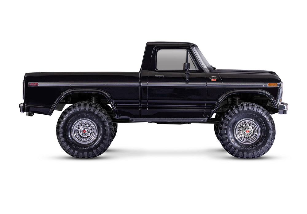 Traxxas 92144-4 TRX-4 F-150 4WD Crawler Truck Black Clipless Body