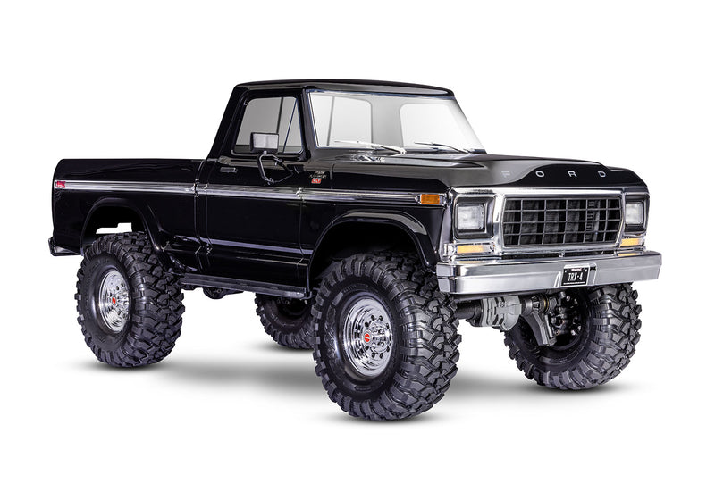 Traxxas 92144-4 TRX-4 F-150 4WD Crawler Truck Black Clipless Body