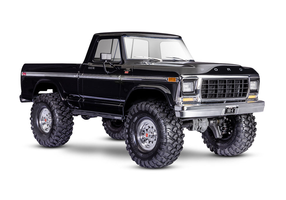 Traxxas 92144-4 TRX-4 F-150 4WD Crawler Truck Black Clipless Body