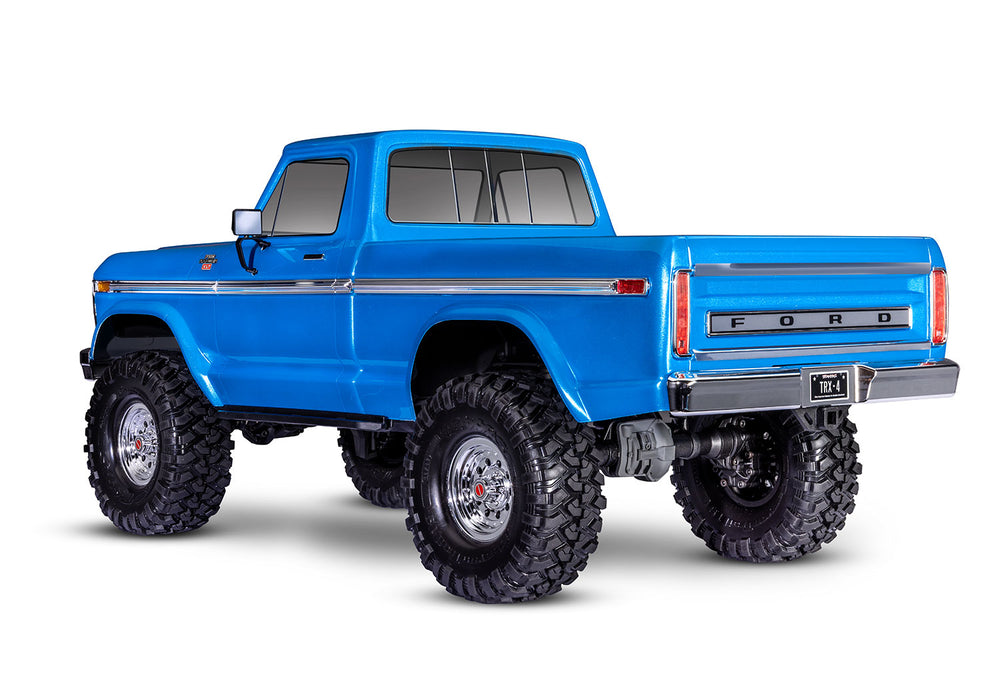Traxxas 92144-4 TRX-4 F-150 4WD Crawler Truck Blue Clipless Body
