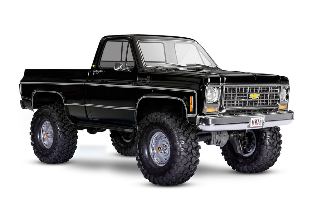 Traxxas 92154-4 TRX-4 Chevrolet K10 4WD Crawler Truck Black Clipless Body