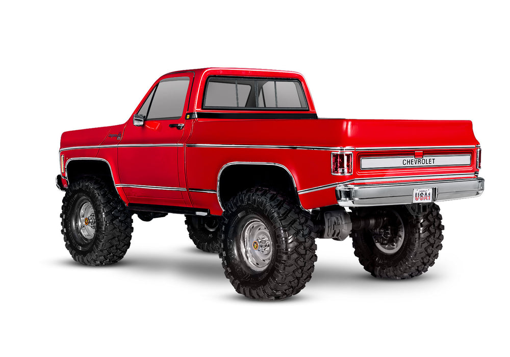 Traxxas 92154-4 TRX-4 Chevrolet K10 4WD Crawler Truck Red Clipless Body