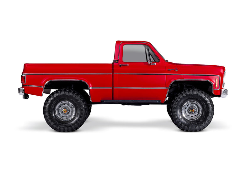 Traxxas 92154-4 TRX-4 Chevrolet K10 4WD Crawler Truck Red Clipless Body