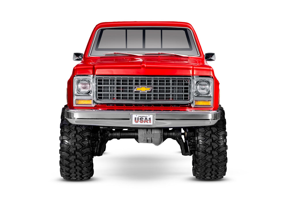 Traxxas 92154-4 TRX-4 Chevrolet K10 4WD Crawler Truck Red Clipless Body