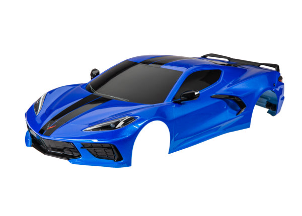 Traxxas 9311X Blue 2020 Corvette Stingray Complete Body