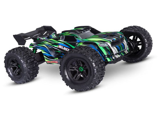 Traxxas 95096-4 Green Sledge™ Belted 1/8 AWD 6s Brushless Electric Monster Truck