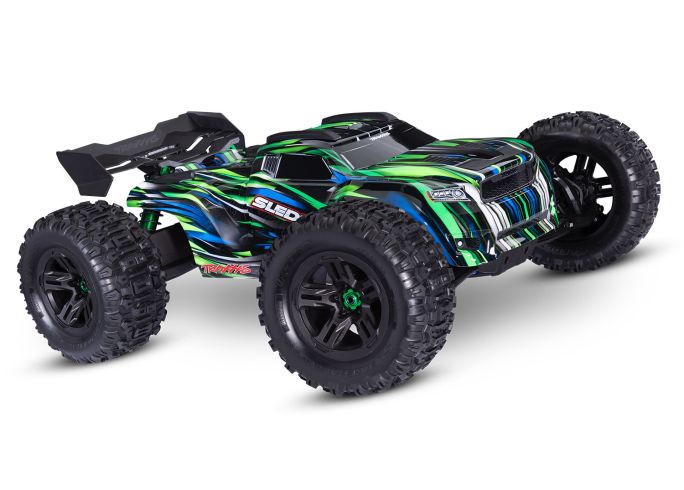 Traxxas 95096-4 Green Sledge™ Belted 1/8 AWD 6s Brushless Electric Monster Truck