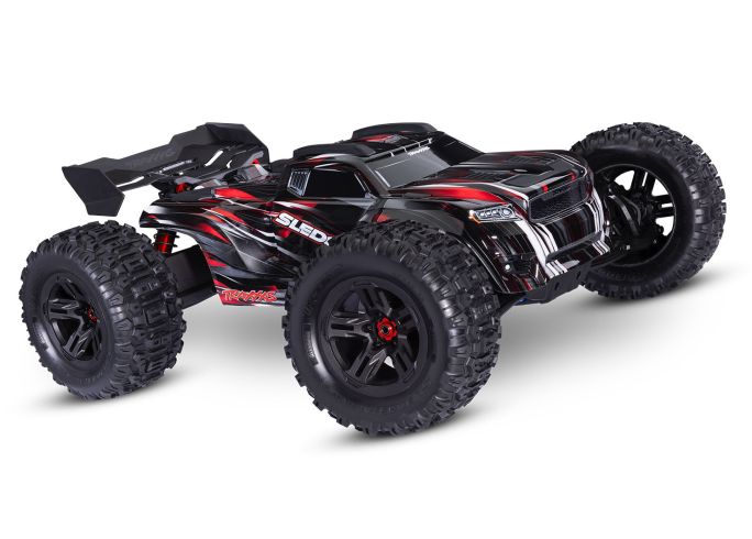 Traxxas 95096-4 Red Sledge™ Belted 1/8 AWD 6s Brushless Electric Monster Truck