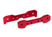 Traxxas 9527R Red Aluminum Front Tie Bars for Sledge™