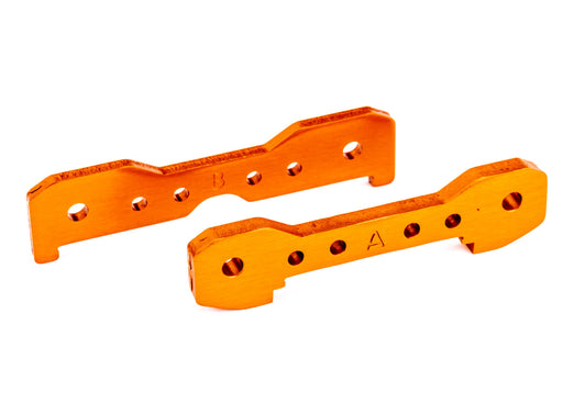 Traxxas 9527T Orange Aluminum Front Tie Bars for Sledge™