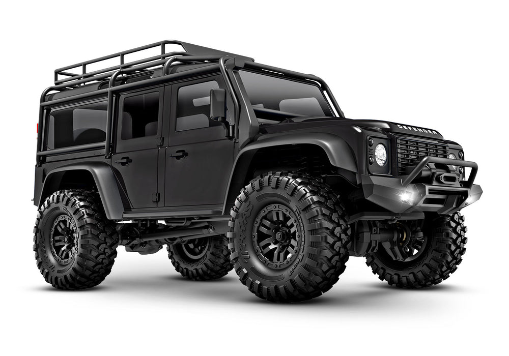 Traxxas 97054-1 Black 1/18 TRX-4m Scale and Trail Crawler with Land Rover Defender Body