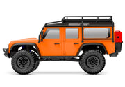 Traxxas 97054-1 Orange 1/18 TRX-4m Scale and Trail Crawler with Land Rover Defender Body