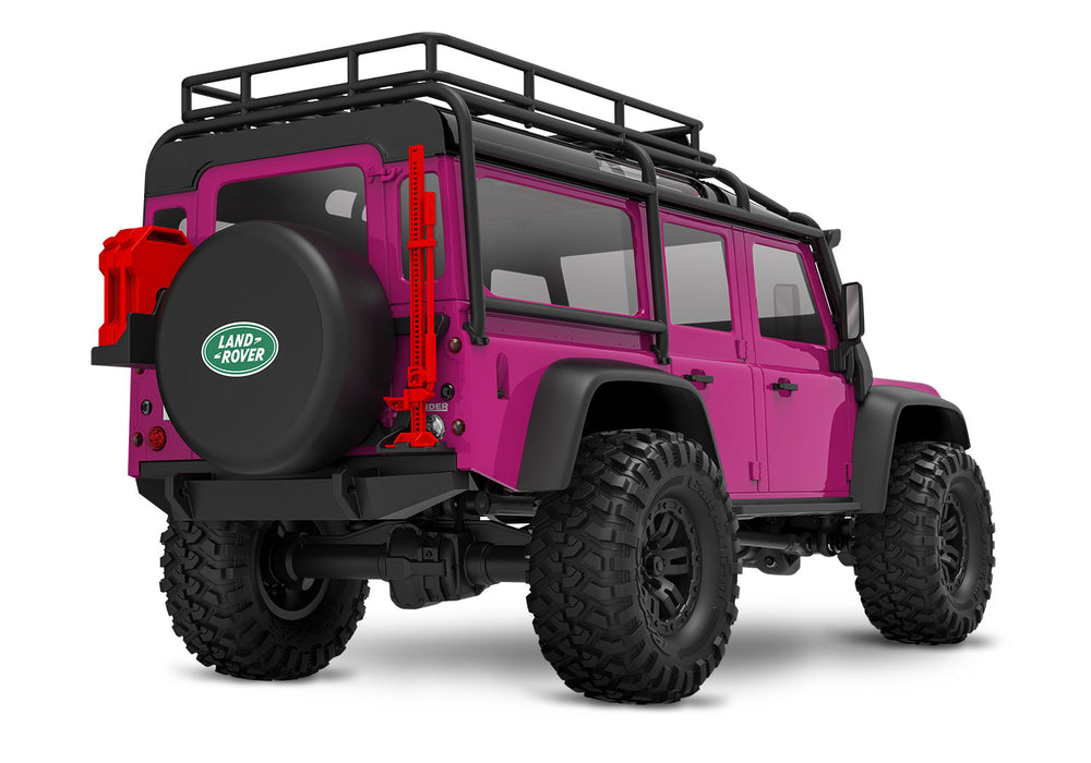 Traxxas 97054-1 Pink 1/18 TRX-4m Scale and Trail Crawler with Land Rover Defender Body